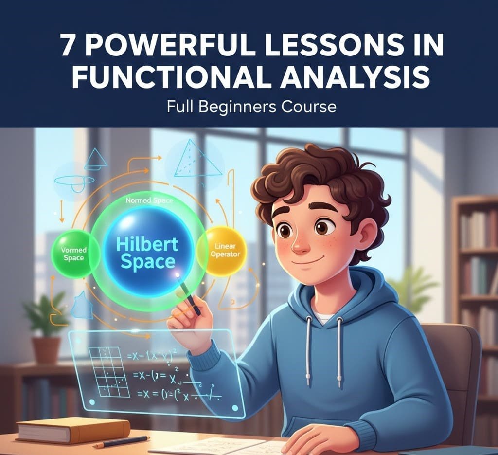 7 Powerful Lessons in Functional Analysis – Full Beginners Course with key concepts and beginner-friendly illustrations