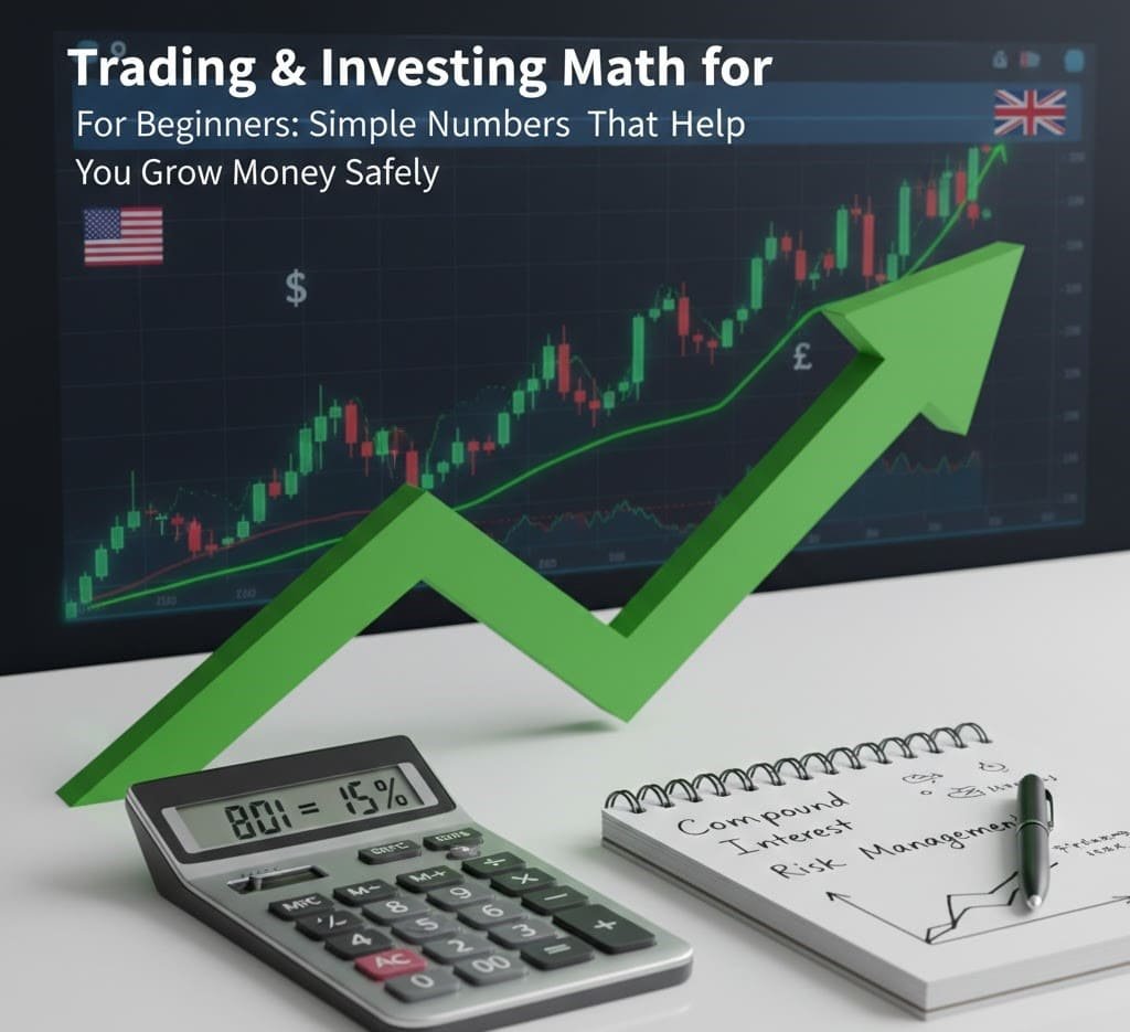 Trading & Investing Math for Beginners – Simple Numbers for Safe Money Growth