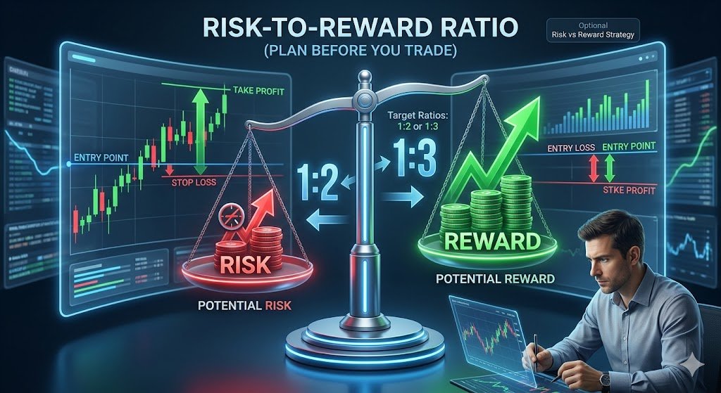 7 Essential Math Concepts Every Trader Must Know to Stay Profitable (Avoid Costly Mistakes) showing calculated risk, statistical probability, and consistent decision-making with trading charts and financial dashboard