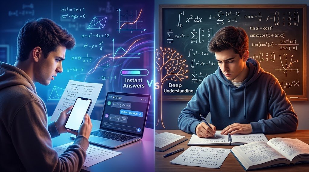 AI vs Real Math Skills - Photomath and ChatGPT vs Manual Problem Solving